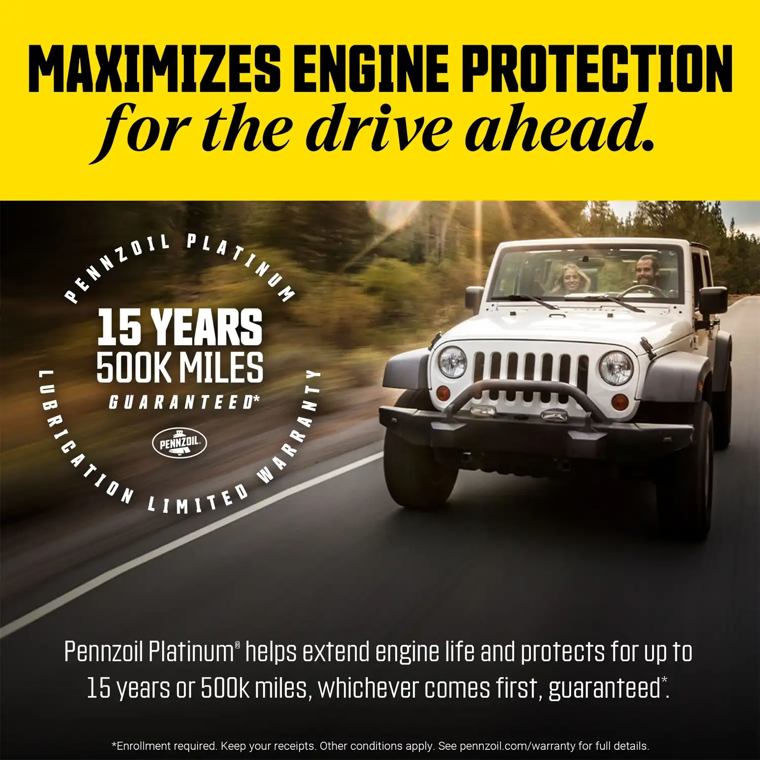 Pennzoil Platinum Full Synthetic 0W-20 Motor Oil, 5 Quart - Image 4